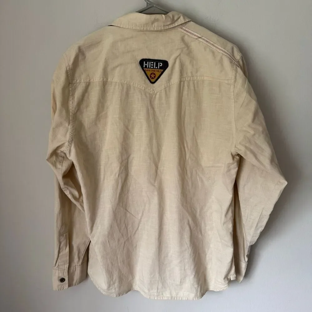 Vintage Y2K Levi’s Sykes Utility Shirt Rare Collectible 2000’s Streetwear Size L